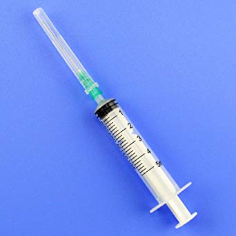 20Pack-5ml/cc Syringe with Needle,Industrial Disposable sterile Syringes(20-Pack)