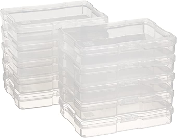 IRIS USA, Inc. KP-PC Photo and Craft Case, 10 Pack, 4" x 6", Clear, 10 Count