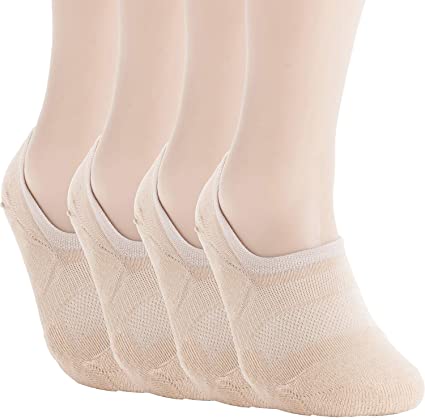 Pro Mountain No Show Socks - Athletic Cushion Cotton Sport Footies