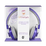 LilGadgets Untangled Pro Childrens Wireless Bluetooth Headphones with SharePort Purple