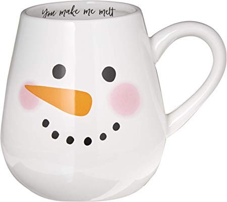 DEI 80005 Snowman Face Oversized Coffee Mug, 24 Ounces