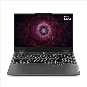 Lenovo LOQ 15AHP9 Gaming Laptop, NVIDIA® GeForce RTX™ 4050 6GB GDDR6, 15.6” FHD Display, AMD Ryzen 7 8845HS, 16GB RAM, 512GB SSD, 1920x1080 px, Windows 11, Luna Grey