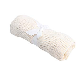 Mimgo Store Soft Baby Nursery Cotton Infant Blankets Boy Girl Swaddling Blankets Hot Bed Sleeping Bag (Beige)