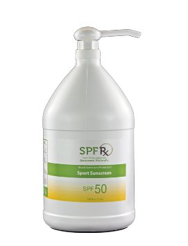 SPF 50 Sport Lotion - Water Resistant Sunscreen- Broad Spectrum UVA & UVB Protection- Non Greasy Residue Sunblock - Sunscreen Bulk - 1 Gallon