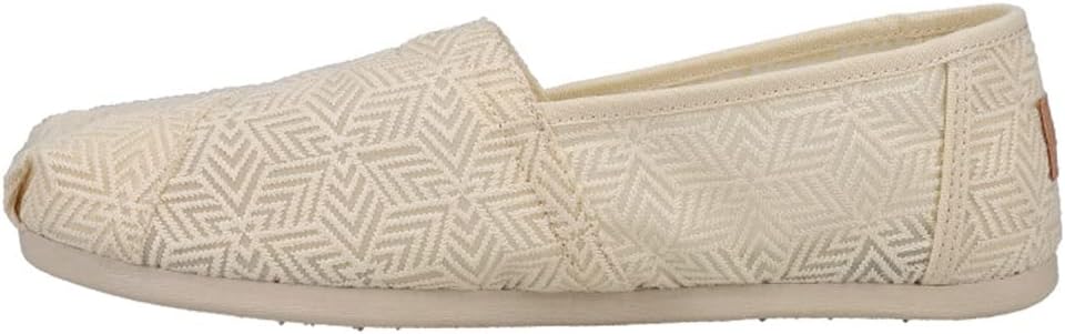 TOMS Womens Alpargata Slip On Flats Casual - Beige