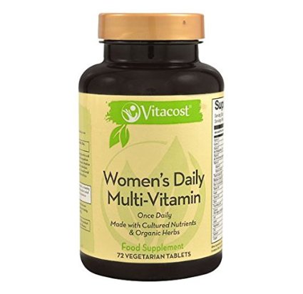 Vitacost Whole Food Women's Once Daily Multi-Vitamin -- 72 Vegetarian Tablets