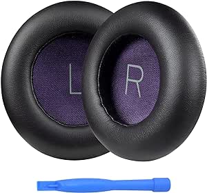 Ear Pads Replacement for Plantronics BackBeat PRO 1 Headset by MMOBIEL - Protein PU Ear Pad Cushions - Earpads Replacement - Black