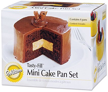 Wilton 2105-155 Mini Tasty Fill 4-Piece Pan Set