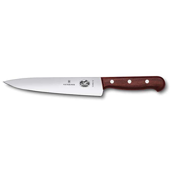 Victorinox 7-1/2-Inch Stiff Chef's Knife/Slicer, Rosewood Handle