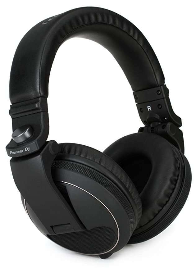 Pioneer DJ HDJ-X5-K Wireless Bluetooth Over the Ear Headphone with Mic (Black)