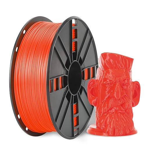 NOVAMAKER PLA Plus (PLA ) Filament 1.75mm with 20g Cleaning Filament, Red PLA Pro 3D Printer Filament Toughness Enhanced, Premium PLA 1kg Spool(2.2lbs), Dimensional Accuracy  /- 0.03mm