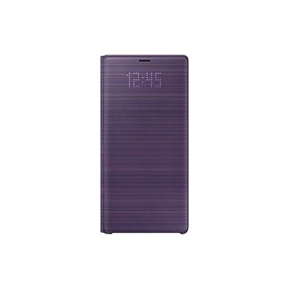 Samsung Official Galaxy Note9 Case, LED View Wallet Cover (Violet)