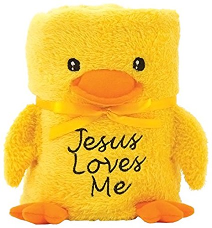 Brownlow Kitchen Baby Blankie with Jesus Loves Me, Duck
