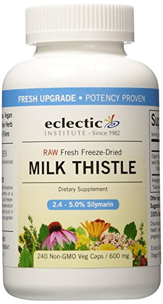 Eclectic Institution Milk Thistle 600Mg 240 Caps