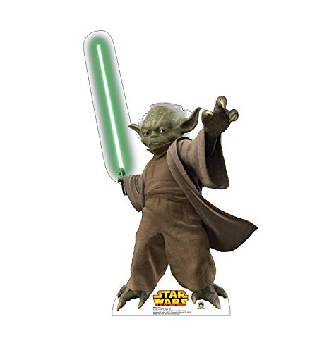 Advanced Graphics Yoda Life Size Cardboard Cutout Standup - Star Wars Prequel Trilogy