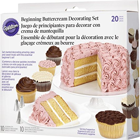 Wilton 2104-1367 20-Piece Buttercream Basics Decorating Set