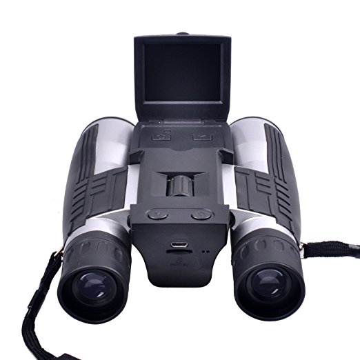 KINGEAR KG0012 Digital Camera Binoculars Full HD Digital Camera Spy Cameras Folding Prism Binoculars Camera