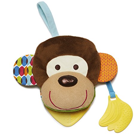 Skip Hop Bandana Buddies Soft Activity Puppet Book, Monkey