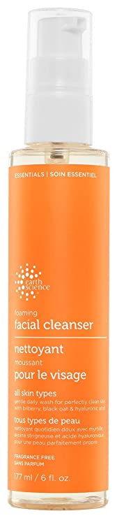 Earth Science Foaming Facial Cleanser 6 fl oz Fragrance Free