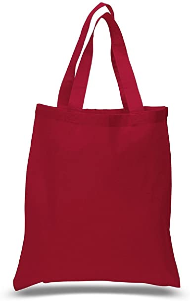 Set of 6 Blank Cotton Tote Bags Reusable 100% Cotton Reusable Tote Bags
