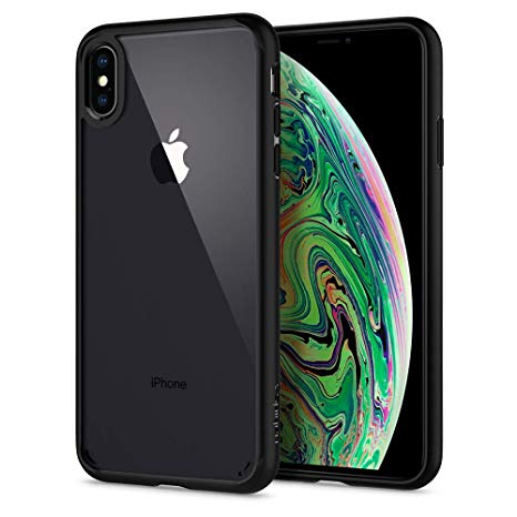 Spigen Ultra Hybrid Designed for Apple iPhone Xs MAX Case (2018) - Matte Black (Renewed)