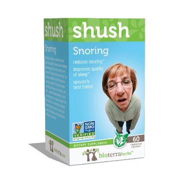 Snoring shush - Natural Herbal Supplement 60 Vegetarian Capsules