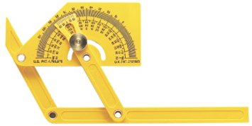 General Tools 29 Plastic Protractor and Angle Finder with Articulating Arms