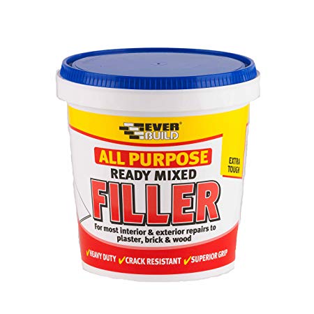 All Purpose Filler - Mixed filler for repairs plaster, brick and wood - 1kg - White
