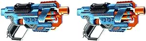 Nerf Elite 2.0 Commander RD-6 Dart Blaster, 12 Nerf Elite Darts, 6-Dart Rotating Drum, Outdoor Toys For 8 Plus Year Old Boys & Girls (Pack of 2)