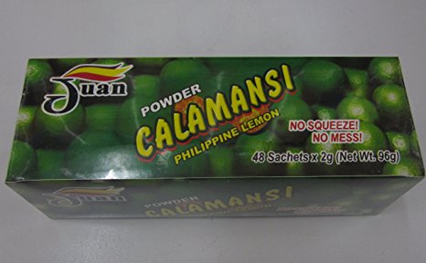 Juan Powder Calamansi Philippine Lemon 48 Sachets in a Pack Net Wt. 96g