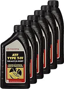 Toyota 00279-000T4 Automatic Transmission Fluid, 6 Pack