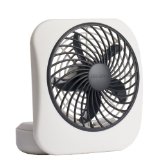 O2COOL 5 Battery Operated Portable Fan in WHITEGREY