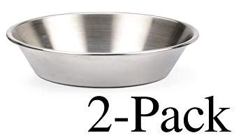 RSVP 6" Round Mini Pie Pan Endurance 18/8 Stainless Steel Bakeware (2-Pack)