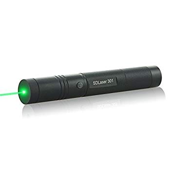 WORD GX Tactical Green Hunting Rifle Scope Sight Laser Pen, Demo Remote Pen Pointer Projector Travel Outdoor Flashlight, LED Interactive Baton Funny Laser Toy
