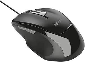 Trust Voca Comfort Souris Filaire (800/1200/1600/2400 PPP) Noir