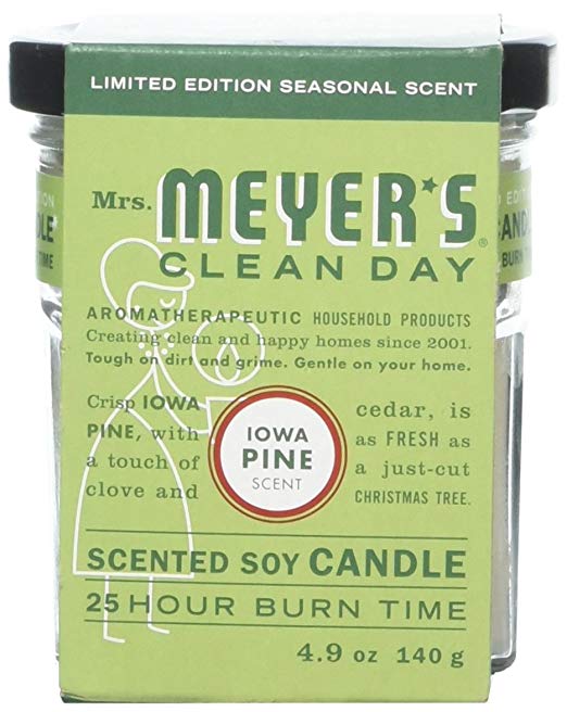 Mrs. Meyer's Clean Day Soy Candle-Iowa Pine-4.9 oz