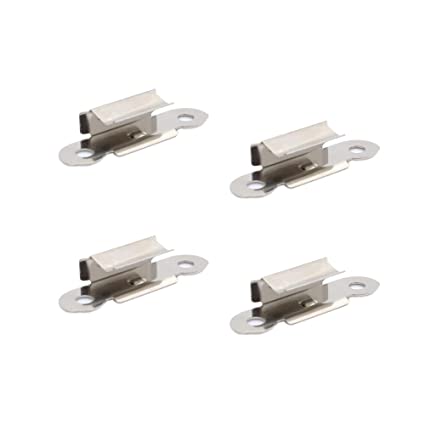 WINSINN Hot Bed Glass Platform Fixation Fix Clamp Clip, Works with Ultimaker 2 UM2 - Stainless Steel (Pack of 4Pcs)