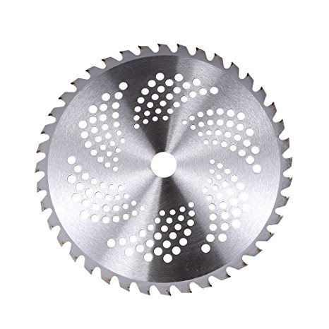 40 Teeth/Tooth Alloy Circle Blade for Petrol Brush Cutters Strimmer 25.4mm Bore Diameter 10"
