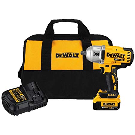 DEWALT DCF899M1 20V MAX XR Brushless High Torque Impact Wrench with Dentent Pin Anvil, 1/2"