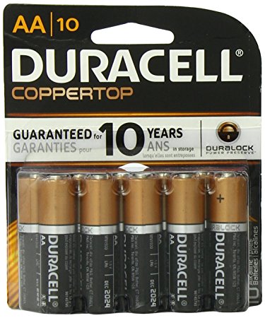 Duracell Coppertop Aa Batteries 10 Count