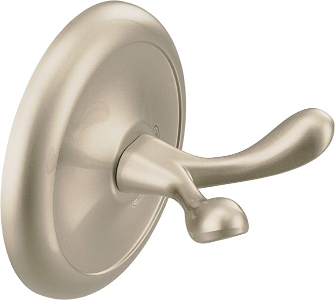 Moen BP5303SN Yorkshire Robe Hook, Satin Nickel