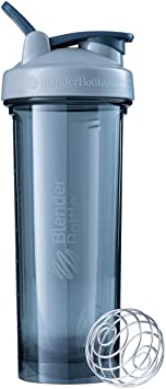 Blender Pro32 Shaker Bottle with Loop Handle, Pebble Grey, 946 ml Capacity