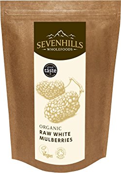 Sevenhills Wholefoods Organic Raw White Mulberries 500g