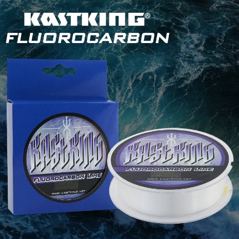 KastKing Premier 100 Pure Fluorocarbon Fishing Line 200 M218 Yds Also Great As Fluorocarbon Leader Material Delivers High Quality Fluorocarbon Line at A Price Unmatched by Seaguar Yo-zuri Vanish P-Line and Sunline