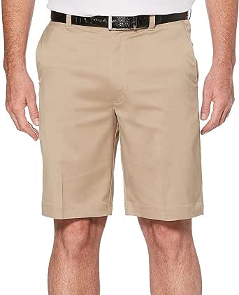 PGA TOUR Men's Flat Front Golf Shorts with Active Waistband (Size 30-44 Big & Tall)