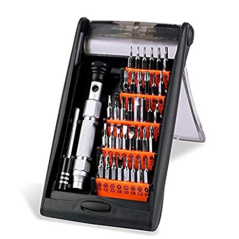Screwdriver Set 38 in 1, VADIV SS01 Precision Magnetic Screwdriver Mini Tools Set Impact Accessory with 36 Bits for Repair Household Mobile Cellphone Laptop Electronics Other Appliances