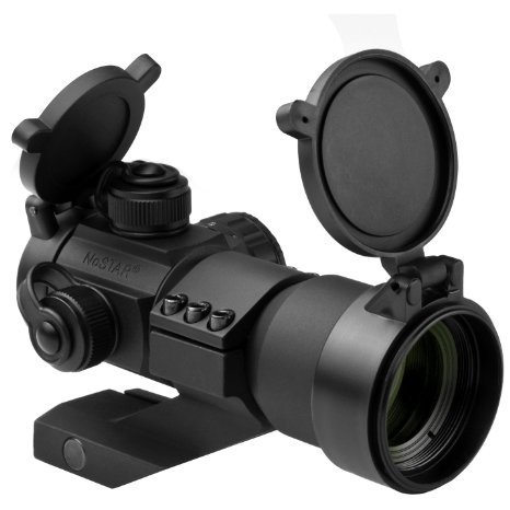 NcStar Tactical Red/Green/Blue Dot Sight with Cantilever Weaver Mount