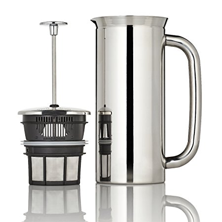 Espro Coffee Press P7-32 oz, Vacuum Insulated, Polished Stainless Steel