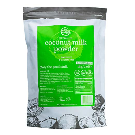 Premium Vegan Coconut Milk Powder - 1KG - Contains 65% Coconut Oil - High in Lauric Acid - Non-Dairy, Gluten-Free, Powdered Coconut Milk, Bulk Coconut Milk Powder