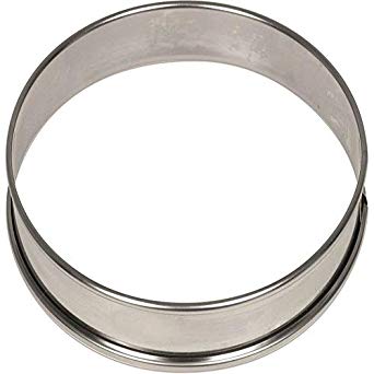 Matfer Bourgeat 371708 4" x 3/4" Small Flan Ring - 6 / PK